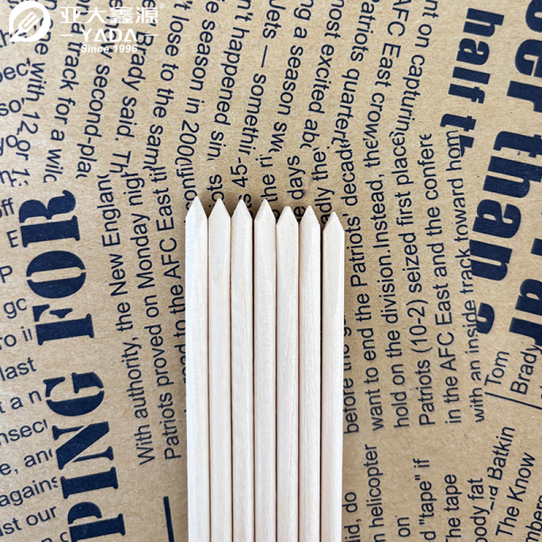 150mm Double-ended Wooden Manicure Sticks | Eco-Friendly Disposable Nail Tools | OEM Available