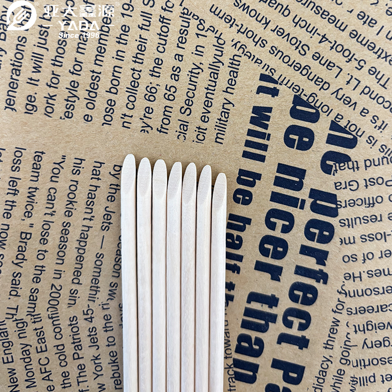 Bulk Double-Head Wooden Cuticle Pusher