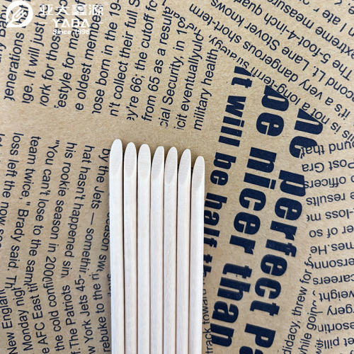 150mm Double-ended Wooden Manicure Sticks | Eco-Friendly Disposable Nail Tools | OEM Available