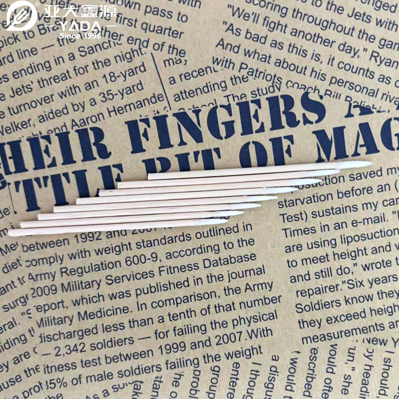 Birch Single-tip Cotton Sticks for Manicure