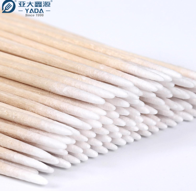 YADA 65mm Descartável Cotonete de Madeira para Manicure | Bétula Cotonete de Ponta Única para Manicure | Beleza, Maquilhagem