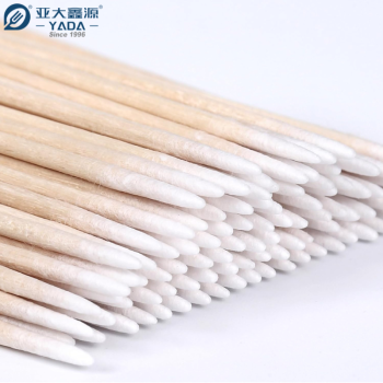 YADA 65mm Disposable Wooden Cotton Swab Manicure Sticks | Birch Single-tip Cotton Sticks for Manicure | Beauty, Make-up