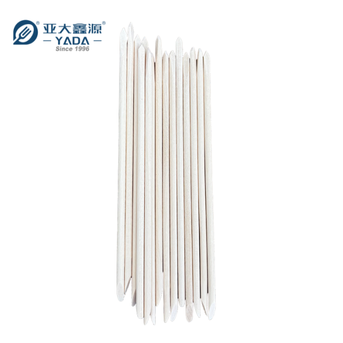 150mm Double-ended Wooden Manicure Sticks | Eco-Friendly Disposable Nail Tools | OEM Available