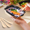 Disposable Bamboo Soup Spoon Wholesale | YADA Eco-friendly Bamboo Spoon 137mm|  OEM & ODM Available | Custom Logo & Packaging Options | Ideal for Restaurants, Events, and Food Service