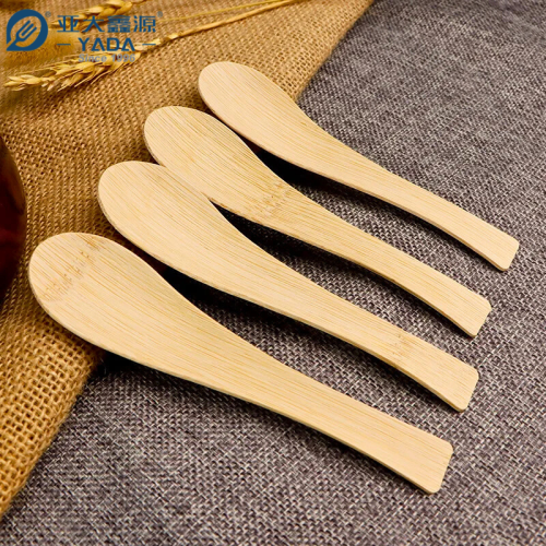 Disposable Bamboo Soup Spoon Wholesale | YADA Eco-friendly Bamboo Spoon 137mm|  OEM & ODM Available | Custom Logo & Packaging Options | Ideal for Restaurants, Events, and Food Service