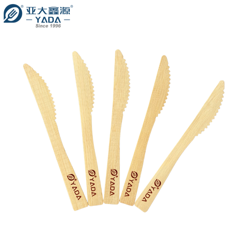 Disposable Bamboo Spoon with Logo