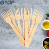 YADA 6.69" Tenedores de Bambú Desechables a Granel - Mini, Ensalada y Pequeños Tenedores de Bambú para Catering y Vajilla Ecológicos