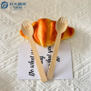 YADA 6.69"Cucharatenedores de Bambú Desechables para Catering al por Mayor – Utensilios Compostables, Ecológicos y Personalizables