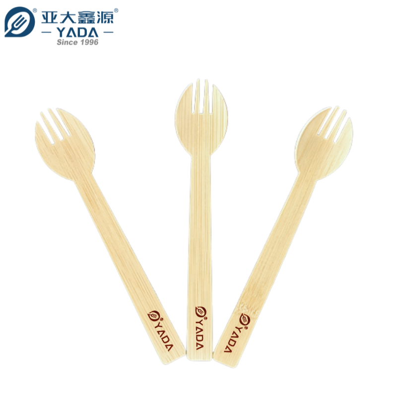 Disposable Bamboo Spoon with Logo