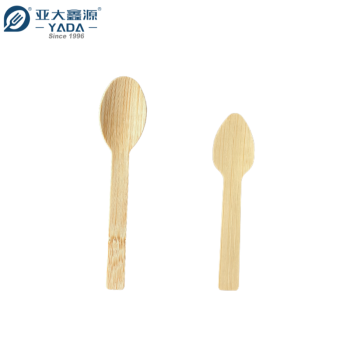 Disposable Bamboo Spoons Wholesale | YADA Eco-friendly Bamboo Spoon 110mm|Bamboo Ice Cream Spoon| Perfect for Bulk Orders | OEM & ODM Services | Custom Branding & Packaging Solutions Available