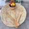Disposable Bamboo Spork – Eco-Friendly Biodegradable Dual-Ended Spoon & Fork