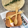 Spork de bambú biodegradable con cuchara y tenedor – utensilio ecológico 2 en 1