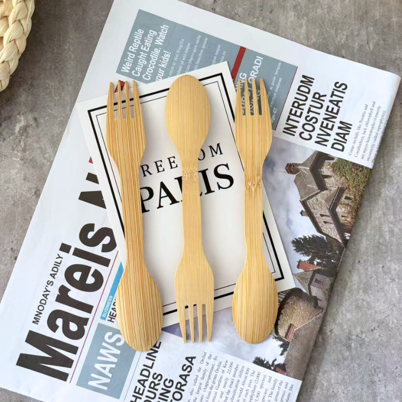 Disposable Bamboo Spoon Usage