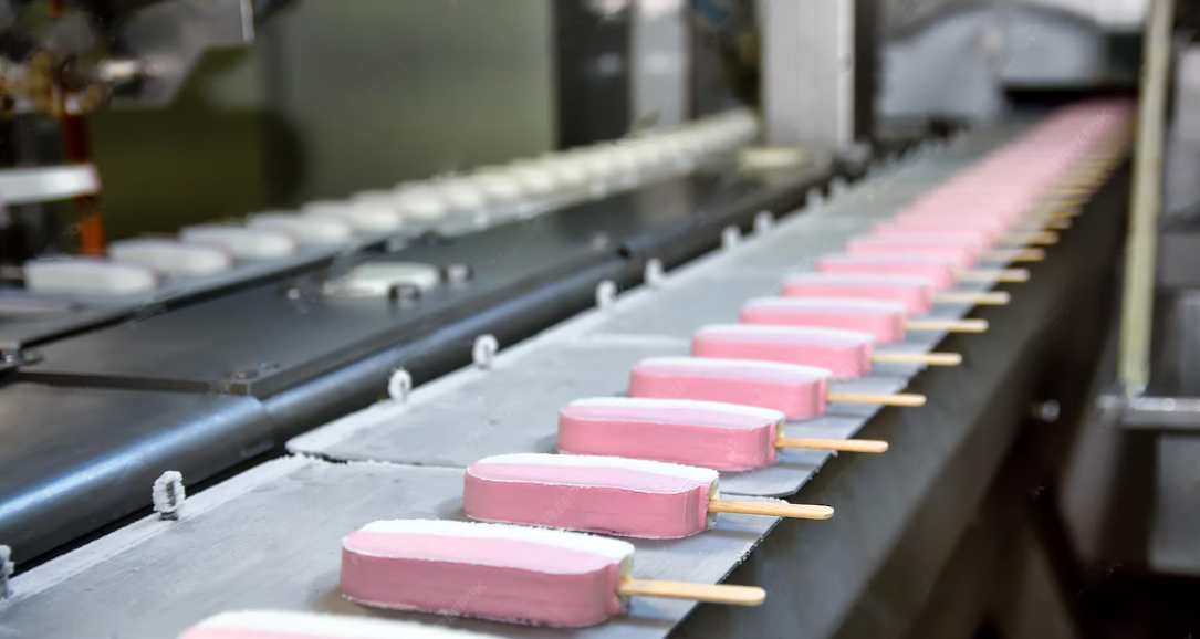 Ice cream stick factory