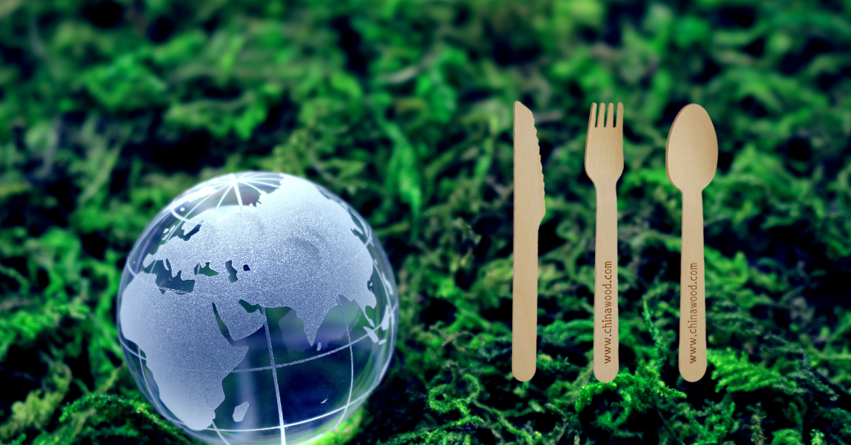 wooden cutlery spoon