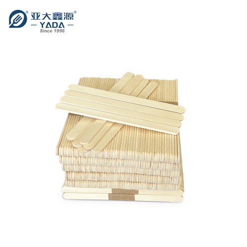 Palitos de sorvete de madeira de 114 mm | Palitos de picolé YADA | Palito de sorvete de bétula biodegradável