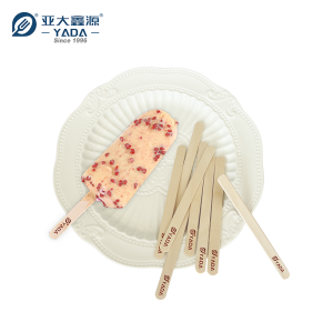 Palitos de helado de madera venta al por mayor, palitos de helado en paquete a granel, 114 mm palitos con sabor a menta de YADA