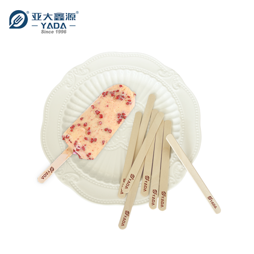 Palitos de helado de madera de abedul al por mayor, palitos de madera para máquina de helado 114×10×2 mm YADA