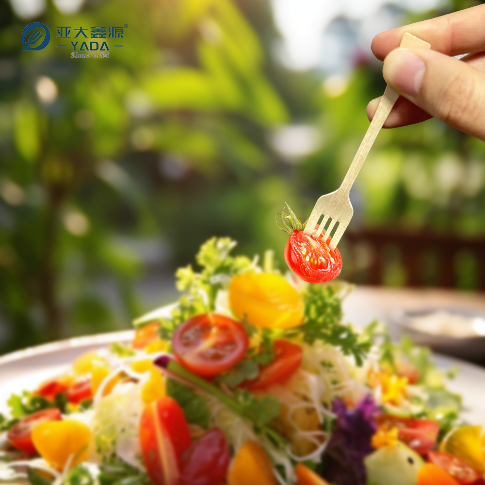 105mm Birch Wood Dessert Fork