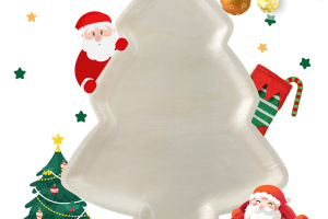 Elegancia y Calidez Natural para tu Mesa de Navidad con Vajilla de Bambú y Madera