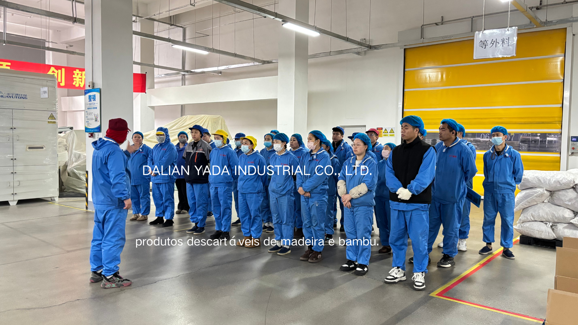 produtos descartáveis de madeira e bambu