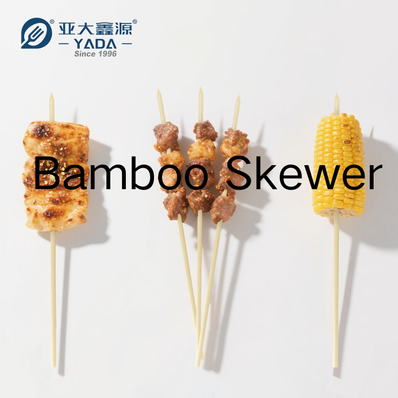Biodegradable bbq bamboo skewers