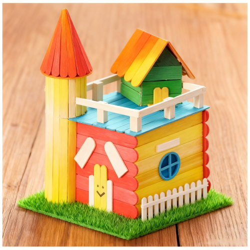 Wholesale Small Wooden Popsicle Sticks for Crafts | YADA Wooden Ice Cream Stick for DIY Art Projects