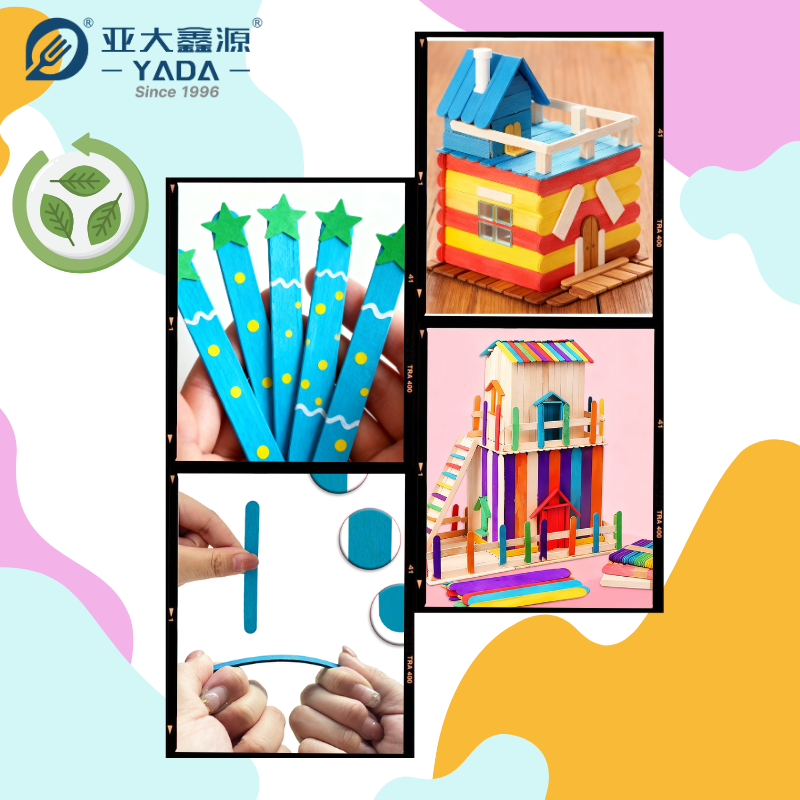 90mm 114mm 140mmWooden Popsicle Sticks for creative crafts