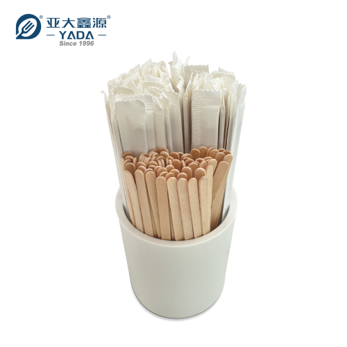 140mm Disposable Wooden Coffee Stirrers Wholesale Eco-Friendly Birch Wood Stir Sticks