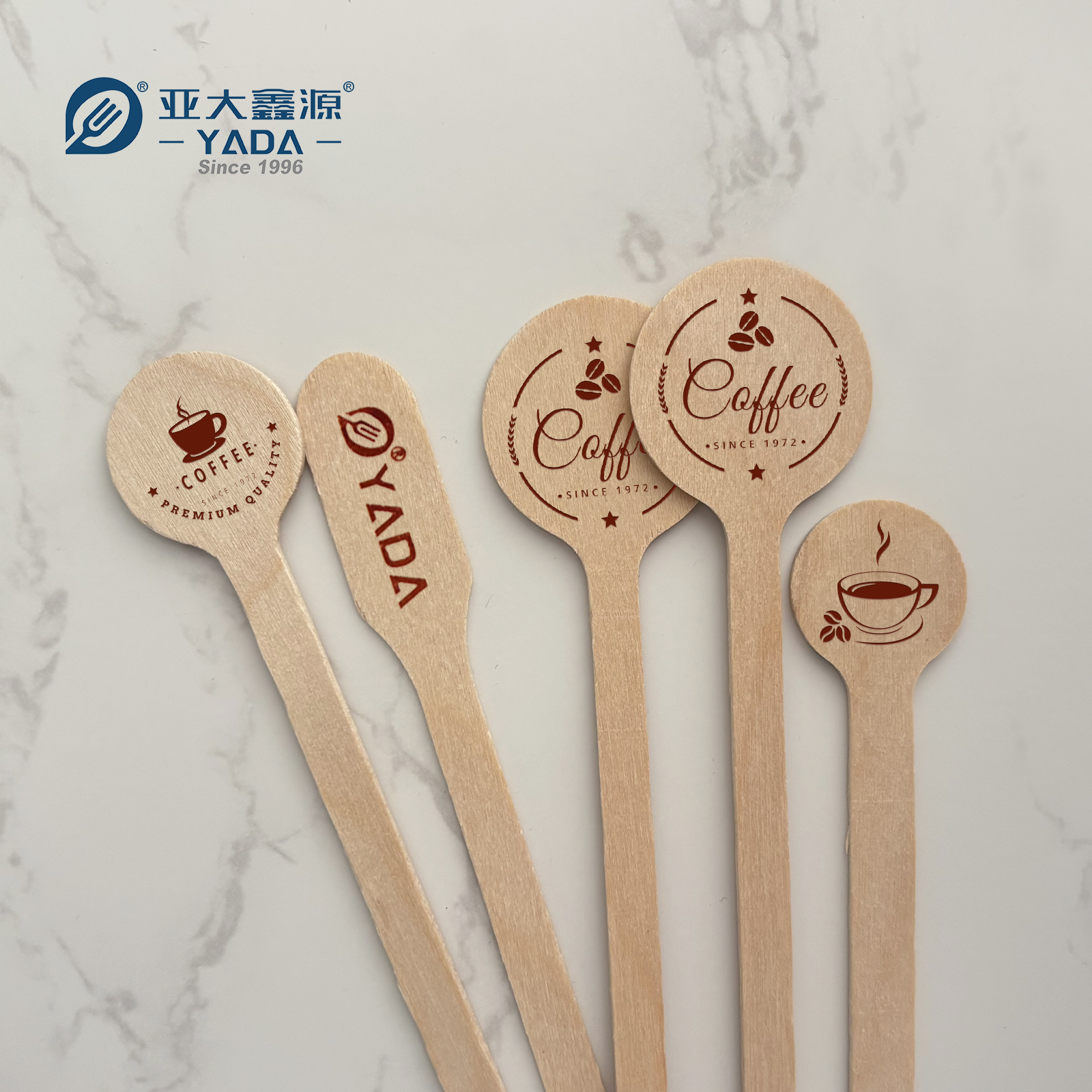 round head disposable wooden stirrers