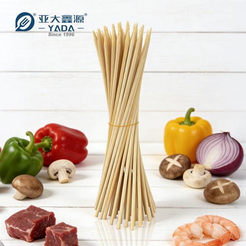 YADA 250mm Bamboo Skewers Wholesale | Disposable Grilled Meat Shrimp Bamboo Skewer | Sticks For BBQ