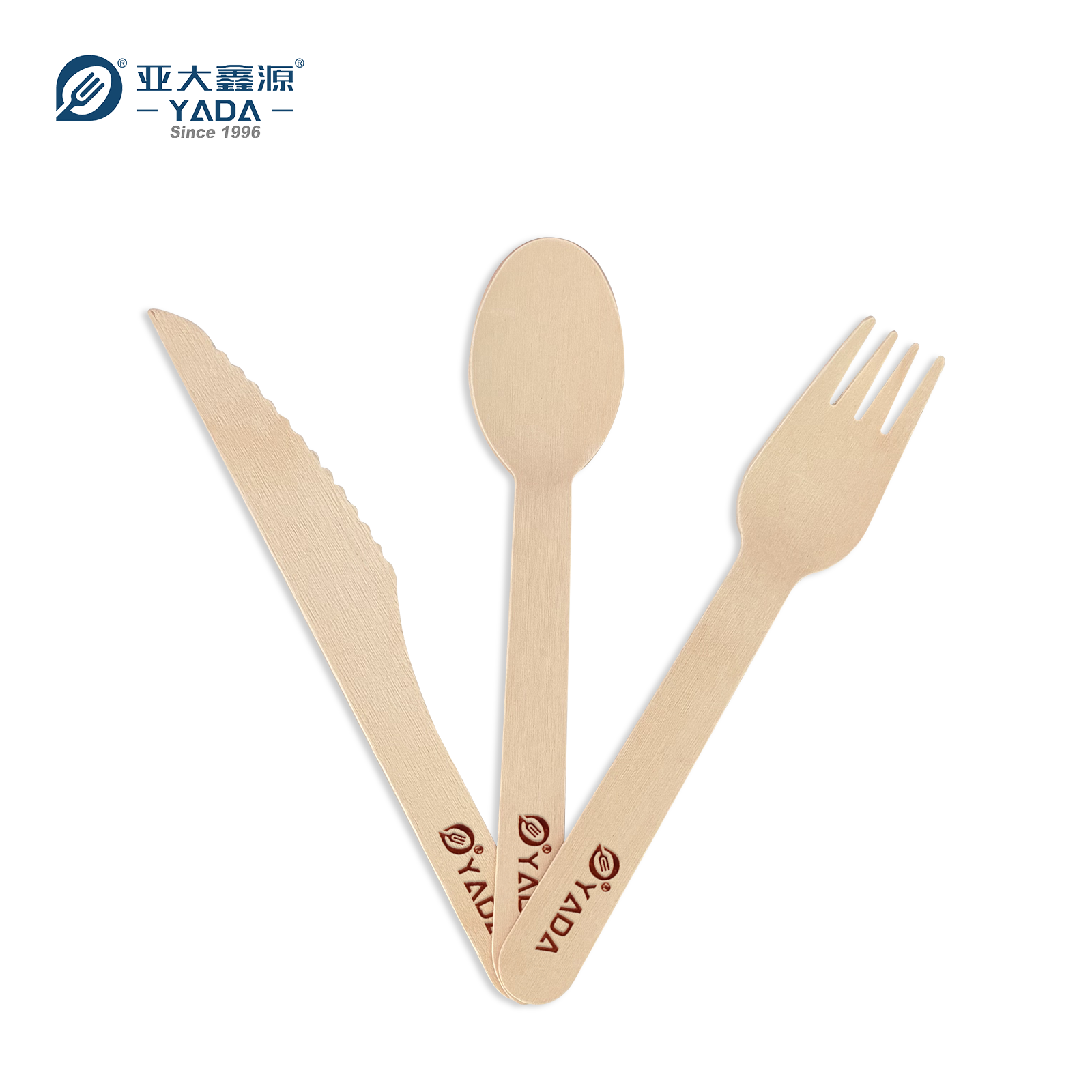 Custom Disposable Wooden cutlery with logo 