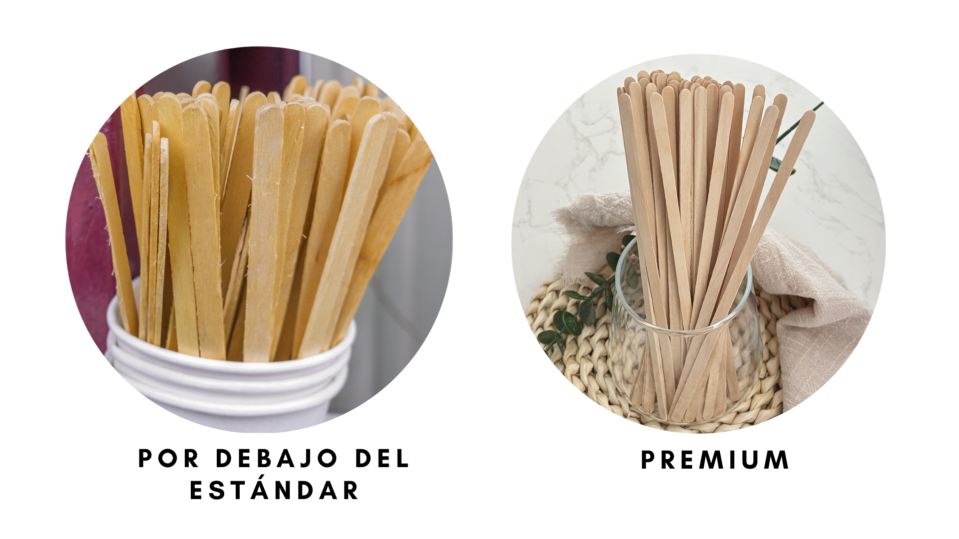 Comparación de la calidad de las cápsulas de café premium y de menor calidad 