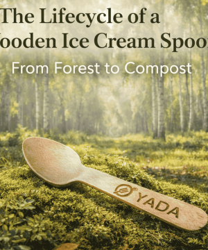 The Sustainable Lifecycle of Birch Wood Ice Cream Spoons
