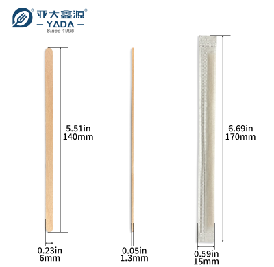 140mm Disposable Wooden Coffee Stirrers Wholesale Eco-Friendly Birch Wood Stir Sticks