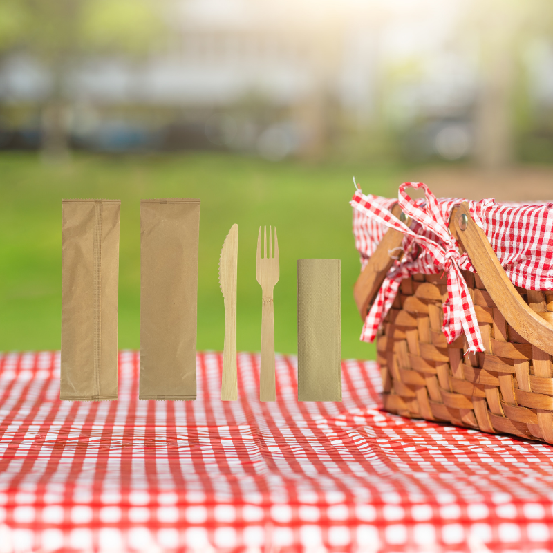 Eco-friendly tableware for picnics