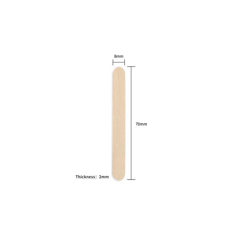 the size of 70mm ice cream stick