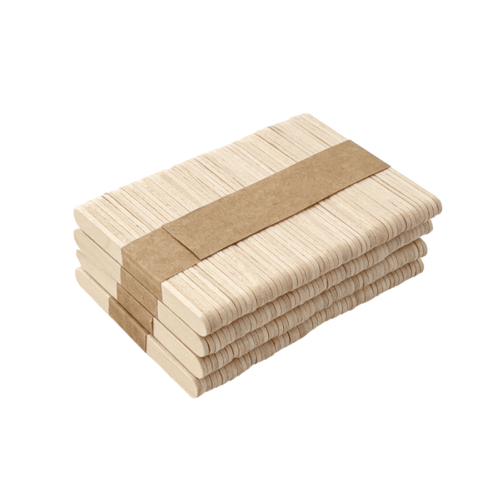 60mm & 70mm Premium Small Birch Wood Ice Cream Sticks - For Automatic Production Lines