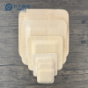 Disposable eco-friendly bamboo plates in various sizes