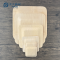 Disposable eco-friendly bamboo plates in various sizes