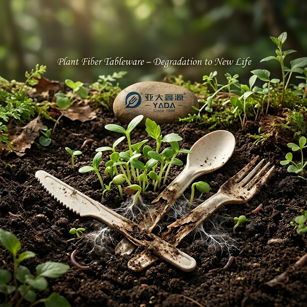 Plant-based cutlery is biodegradable