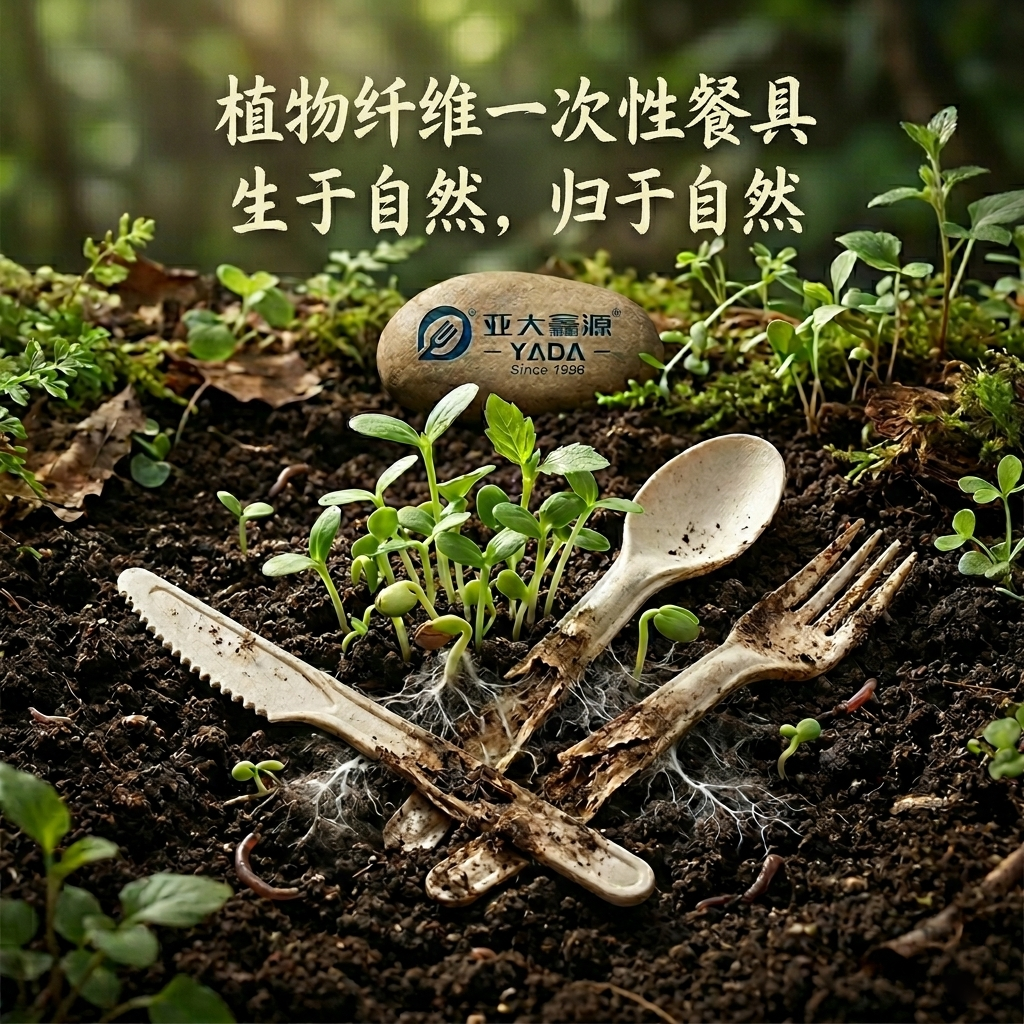 植物纤维餐具可降解