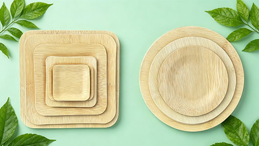 Disposable Wooden Food Plate & Tray Wholesale