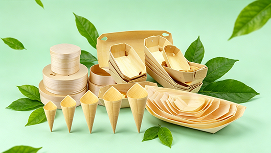 Disposable Wooden Food Serving Tableware Wholesale