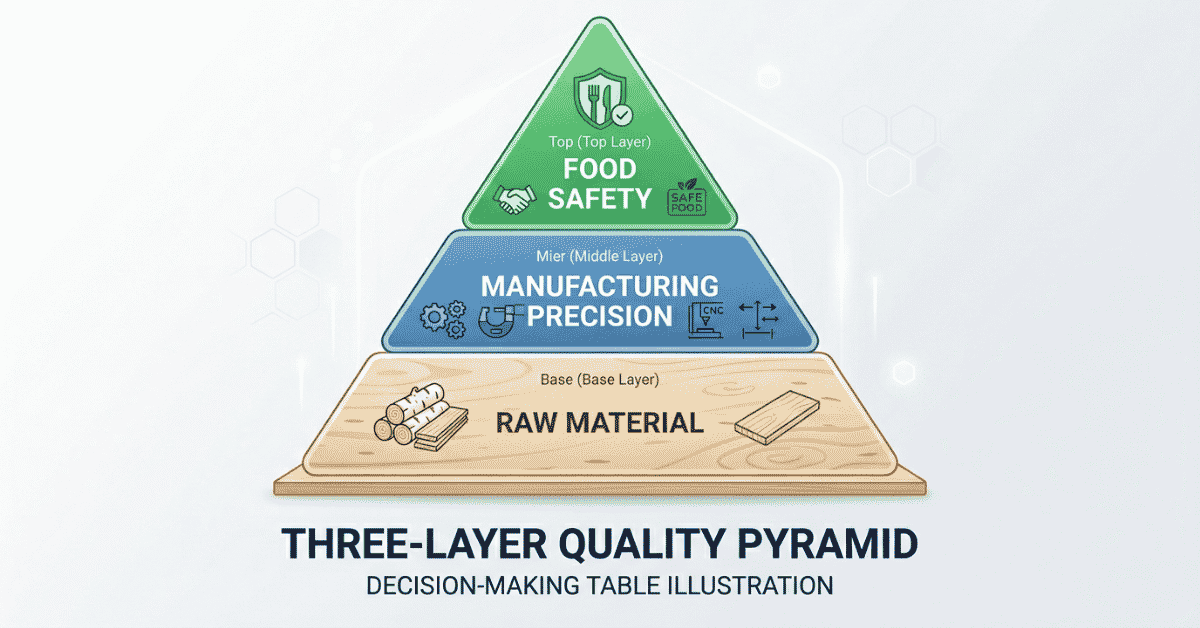 3 layer quality chart