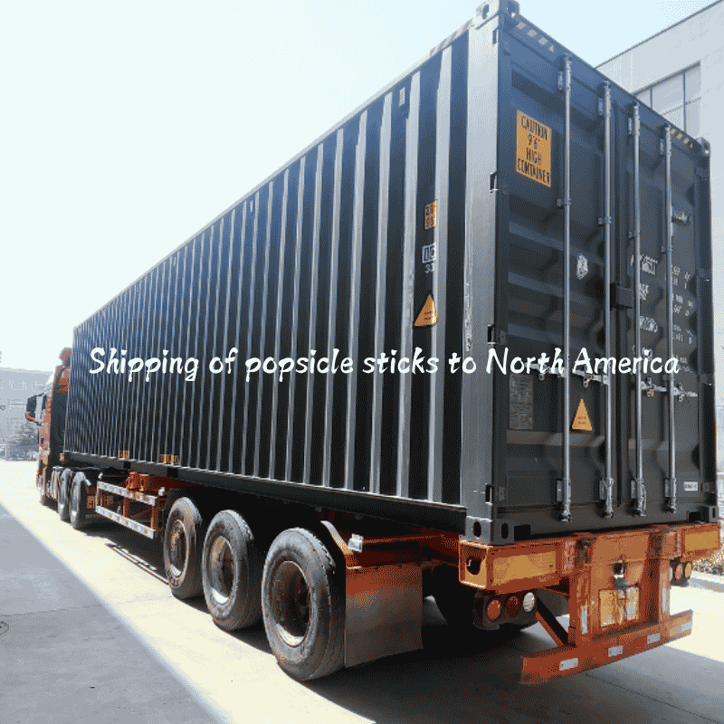 Successful Export! First Shipment of 114mm Ice Cream Sticks to North America Dispatched