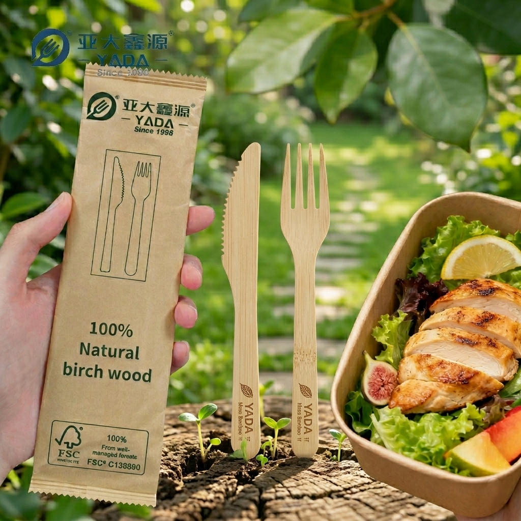 Custom Bamboo Cutlery Set