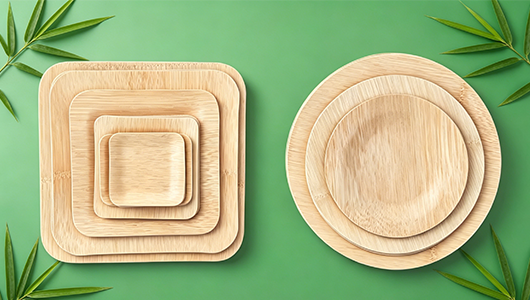 Disposable Wooden Food Plate & Tray Wholesale