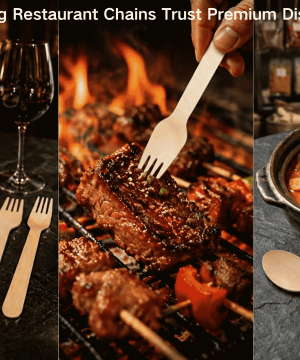 Why Different Restaurant Sectors Trust Top Wooden Cutlery Suppliers