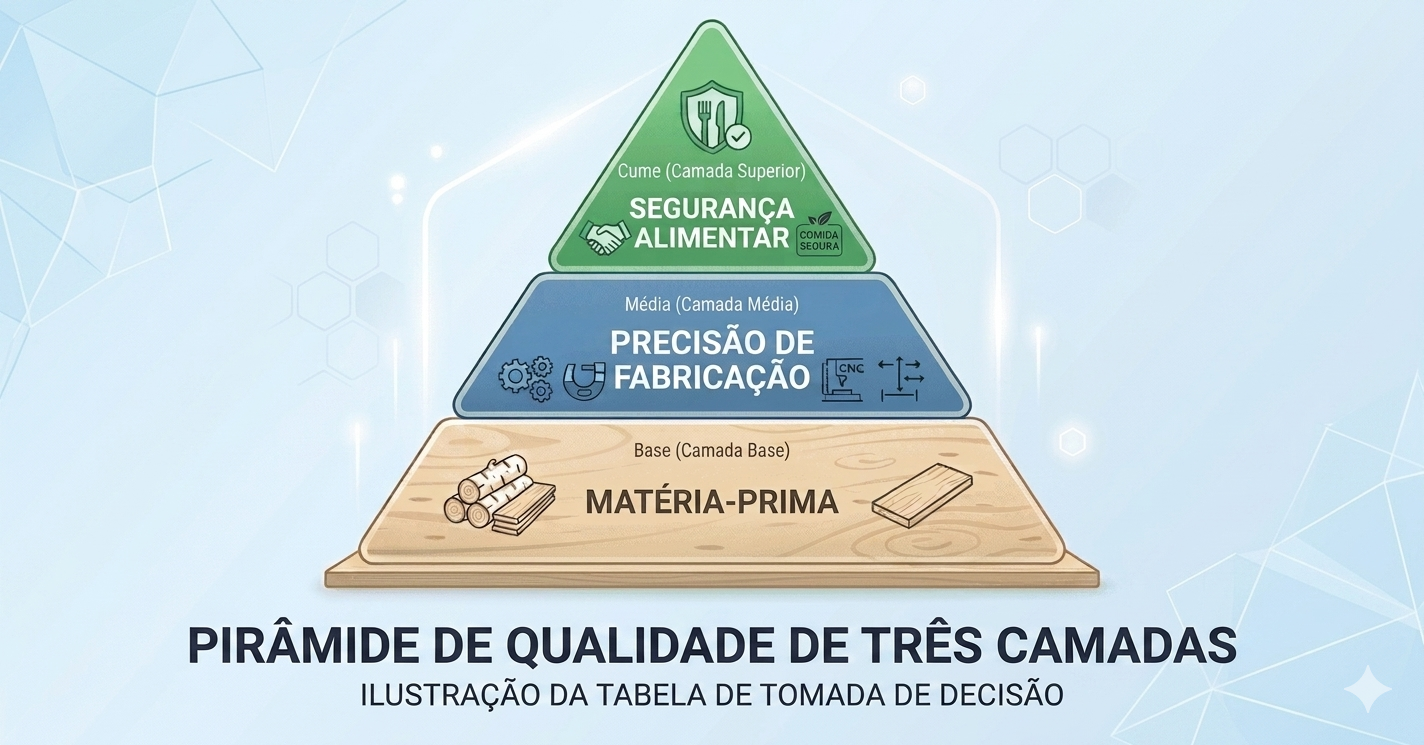 Comparação entre colheres de gelado de boa e má qualidade